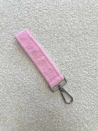 Pink Towel Handmade Key Chain