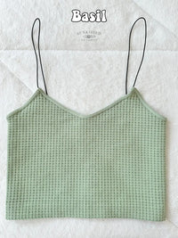 Neutral Waffle Seamless Camis - Sunkissedcoconut