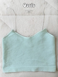Tropical Waffle Seamless Camis - Sunkissedcoconut