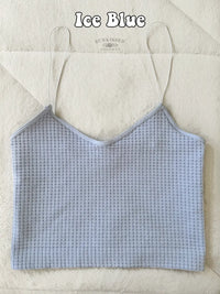 Tropical Waffle Seamless Camis - Sunkissedcoconut