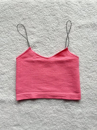 Tropical Waffle Seamless Camis - Sunkissedcoconut