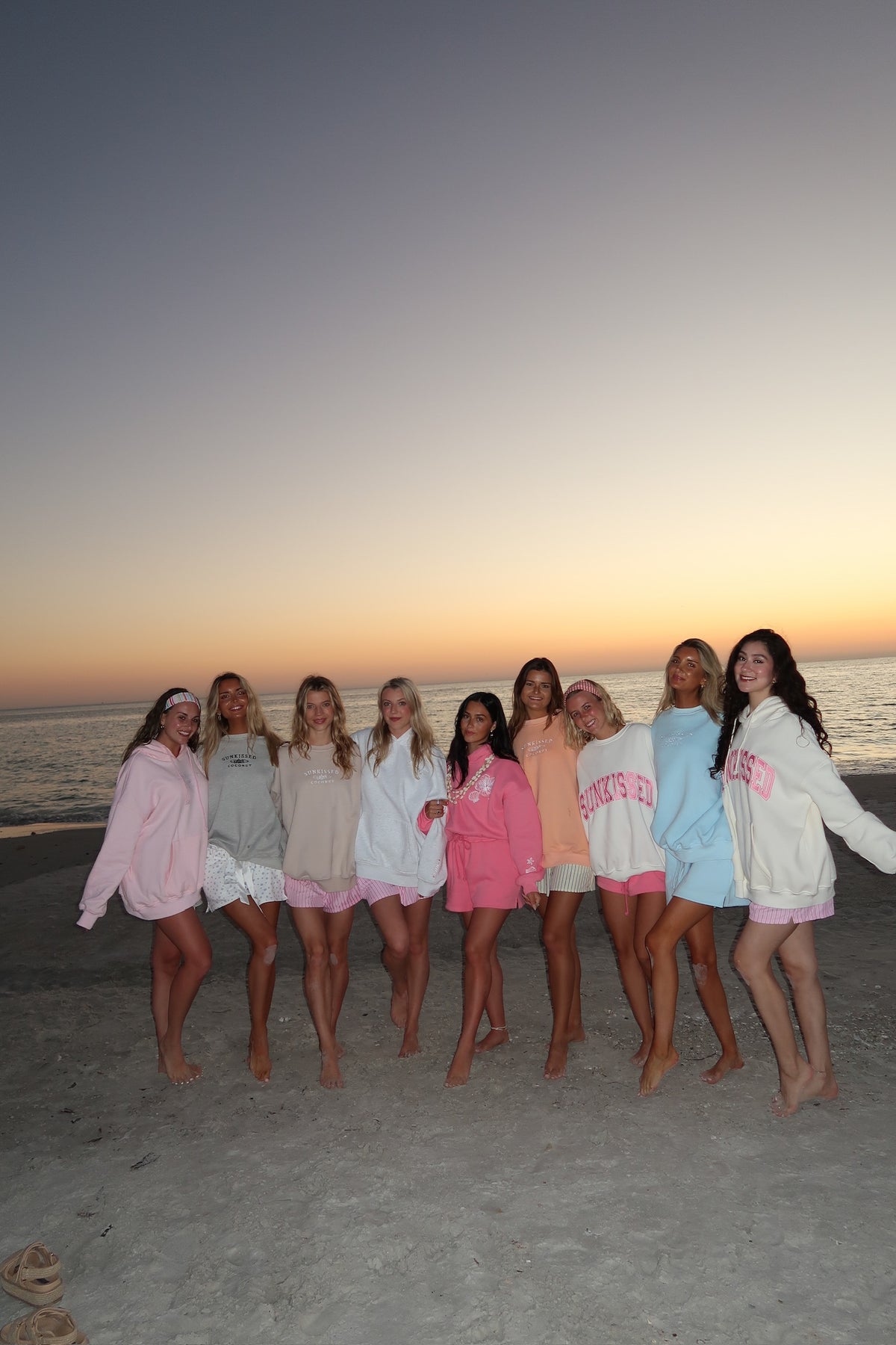 Sandstone Sunkissedcoconut Embroider Sweatshirt