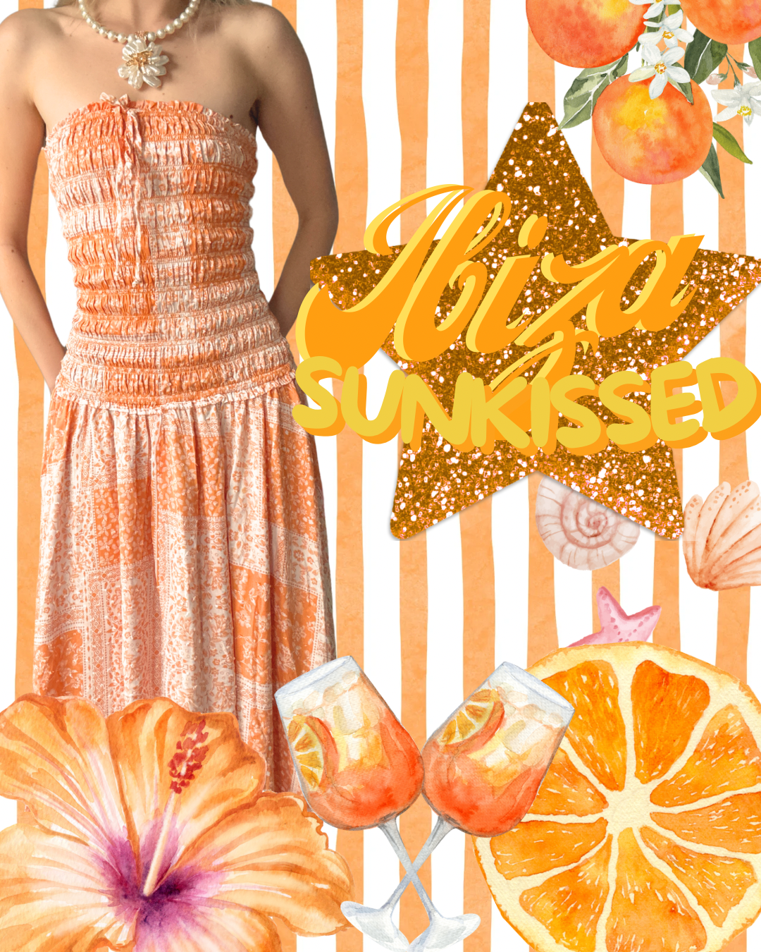 Ibiza Sunkissed Patchwork Maxi Dress