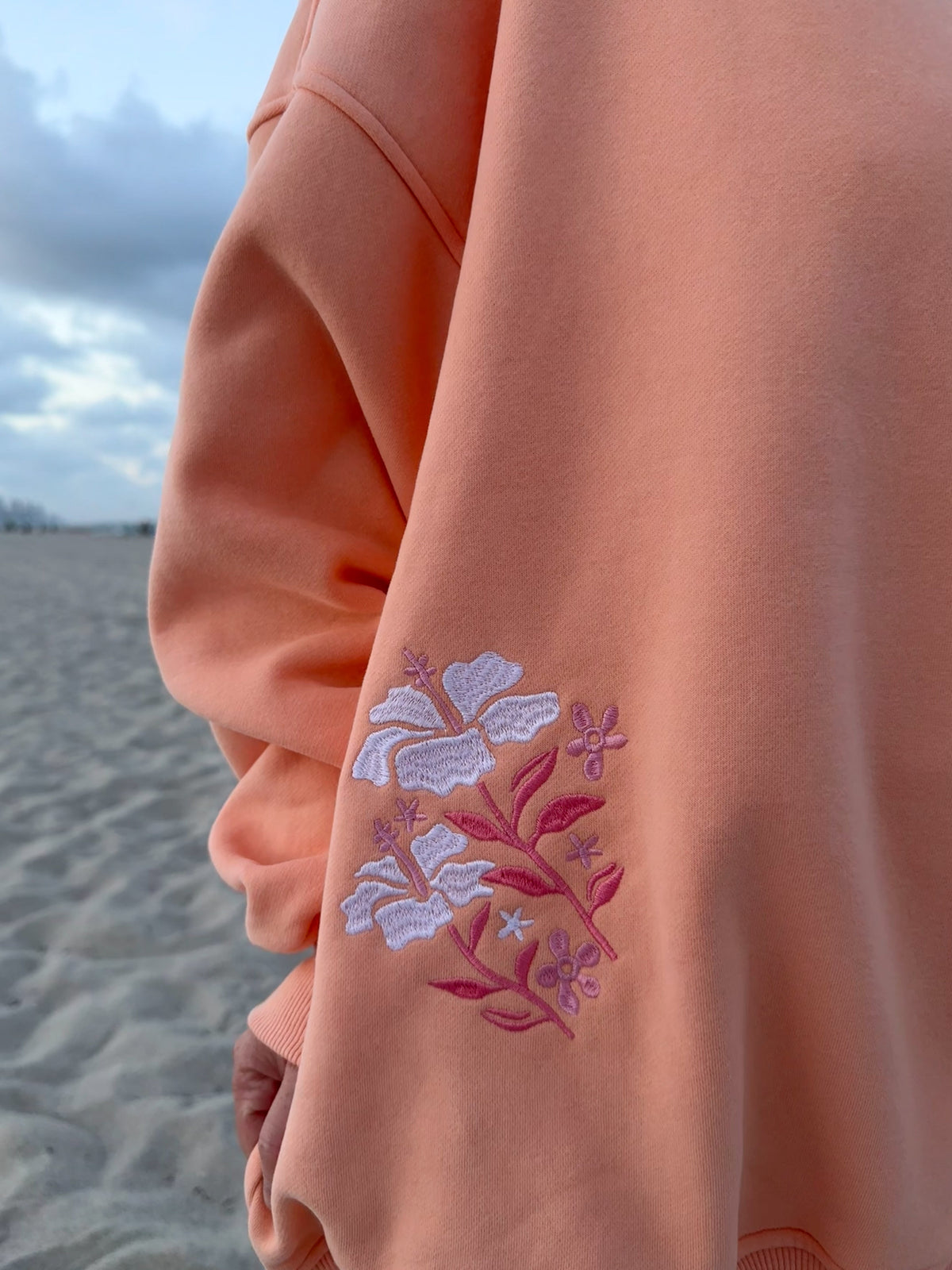 Sherbet Tropical Palms Sweatshirt