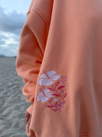 Sherbet Tropical Palms Sweatshirt