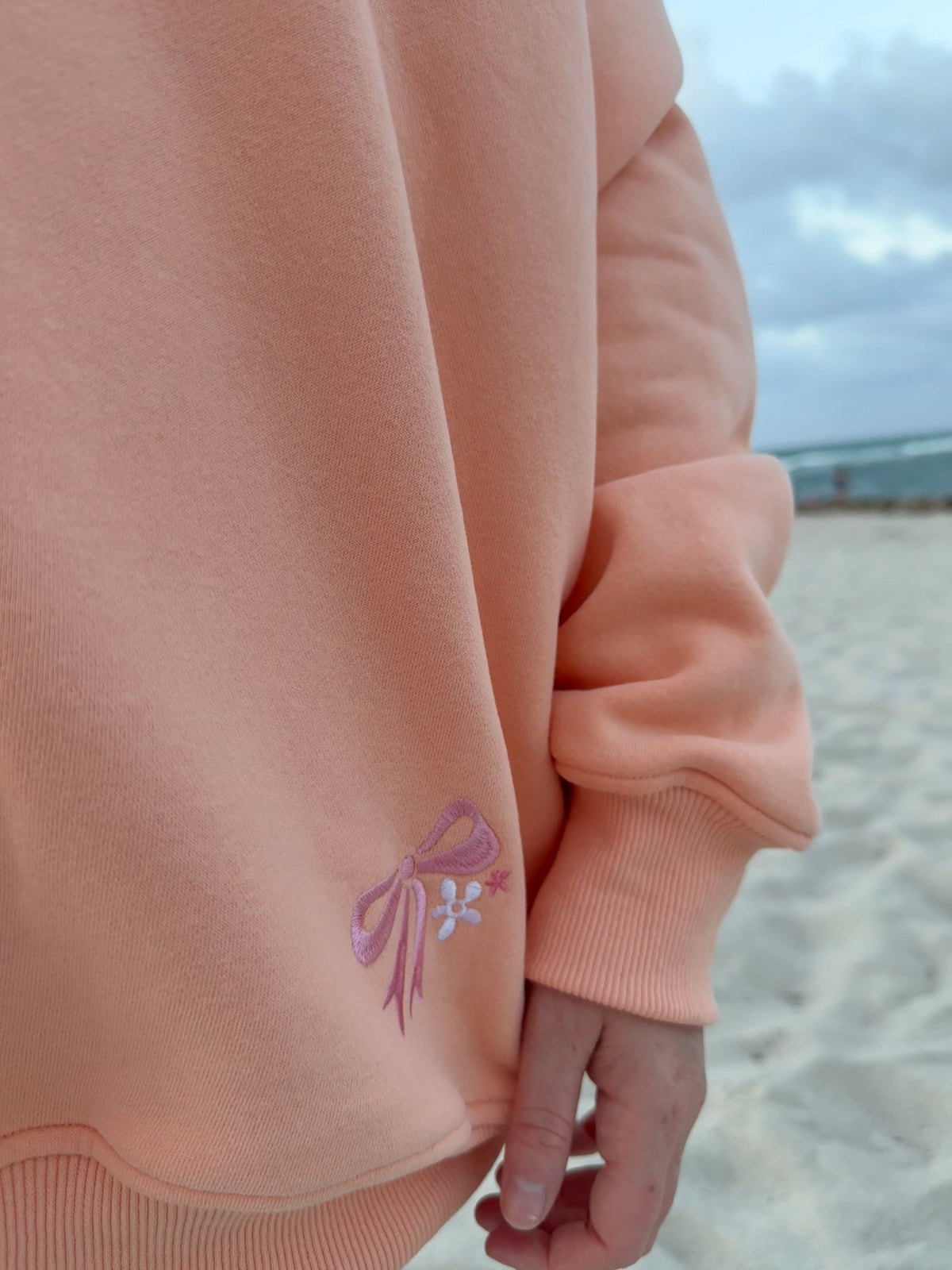 Sherbet Tropical Palms Sweatshirt