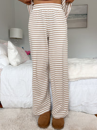 Striped Flowy Tube Top Set