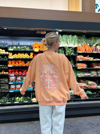 Sherbet Tropical Palms Sweatshirt