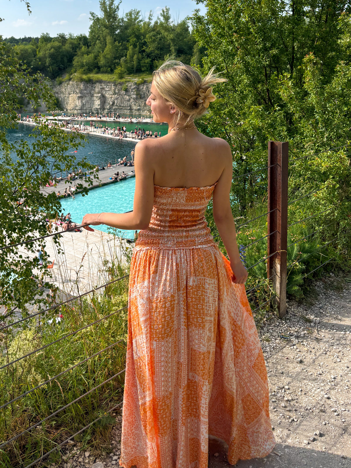 Ibiza Sunkissed Patchwork Maxi Dress