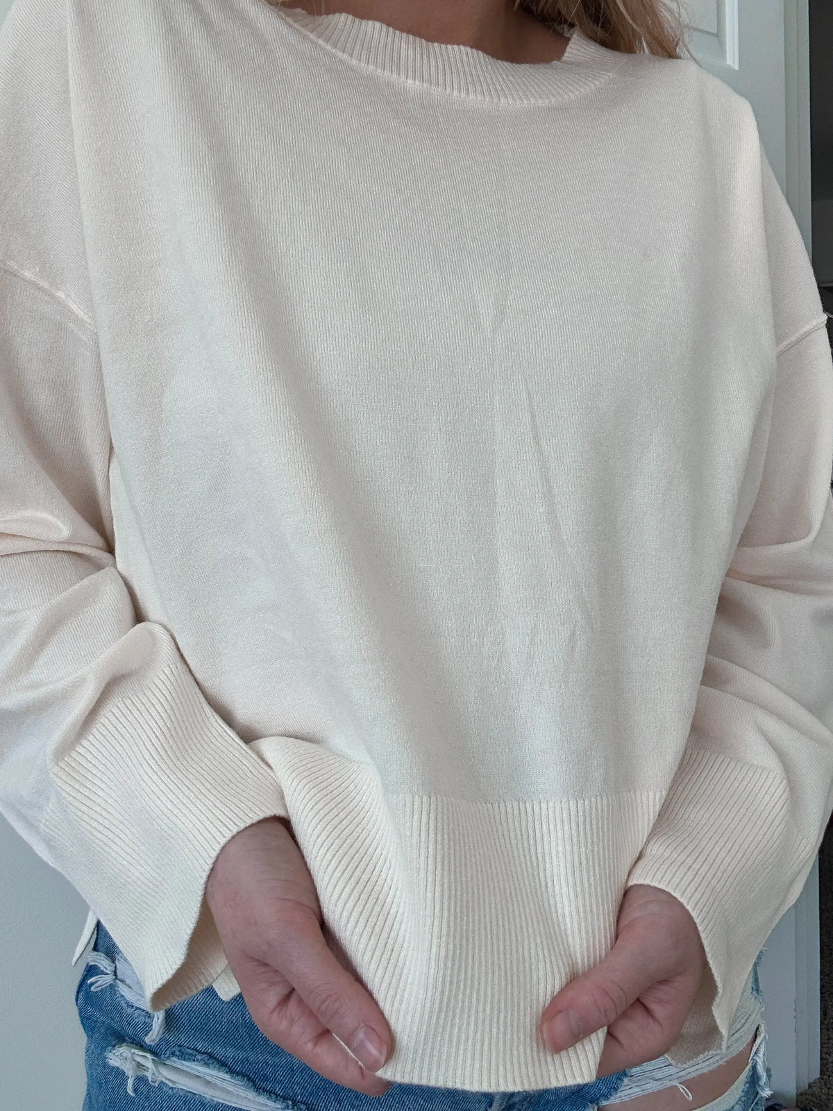 Ivory Buttery Soft Sweater