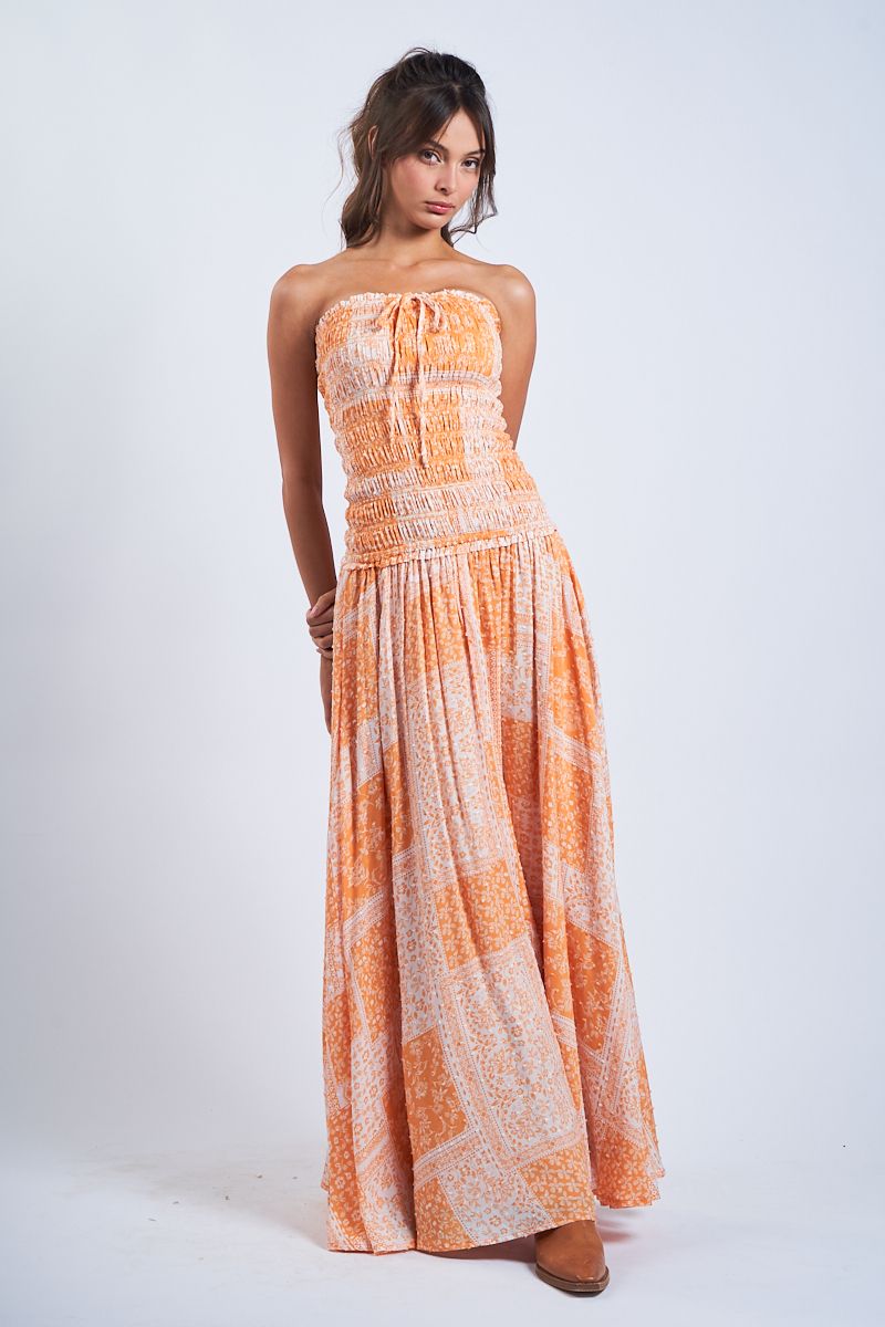 Ibiza Sunkissed Patchwork Maxi Dress