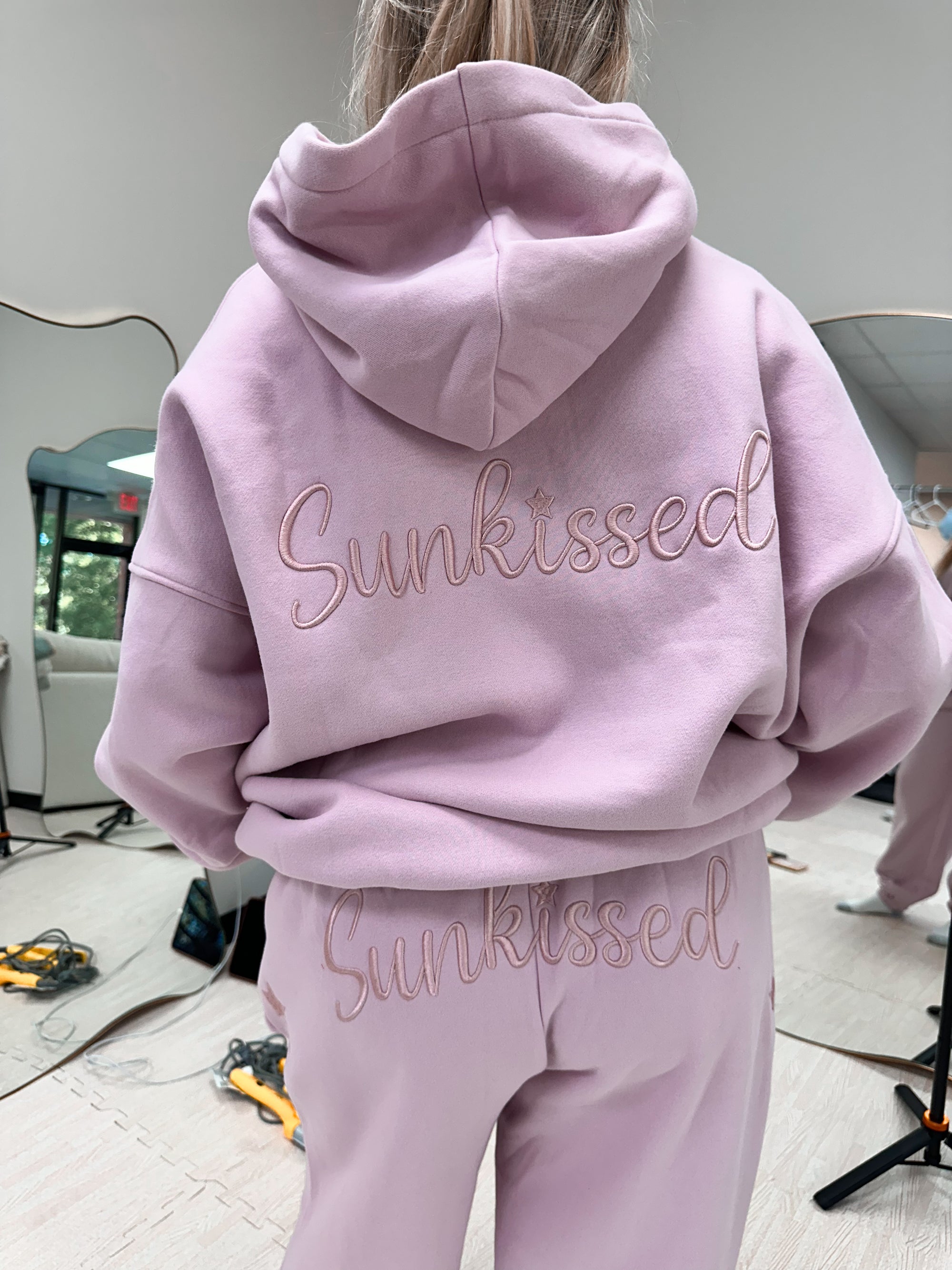 Sunkissed Cursive Embroider Hoodie