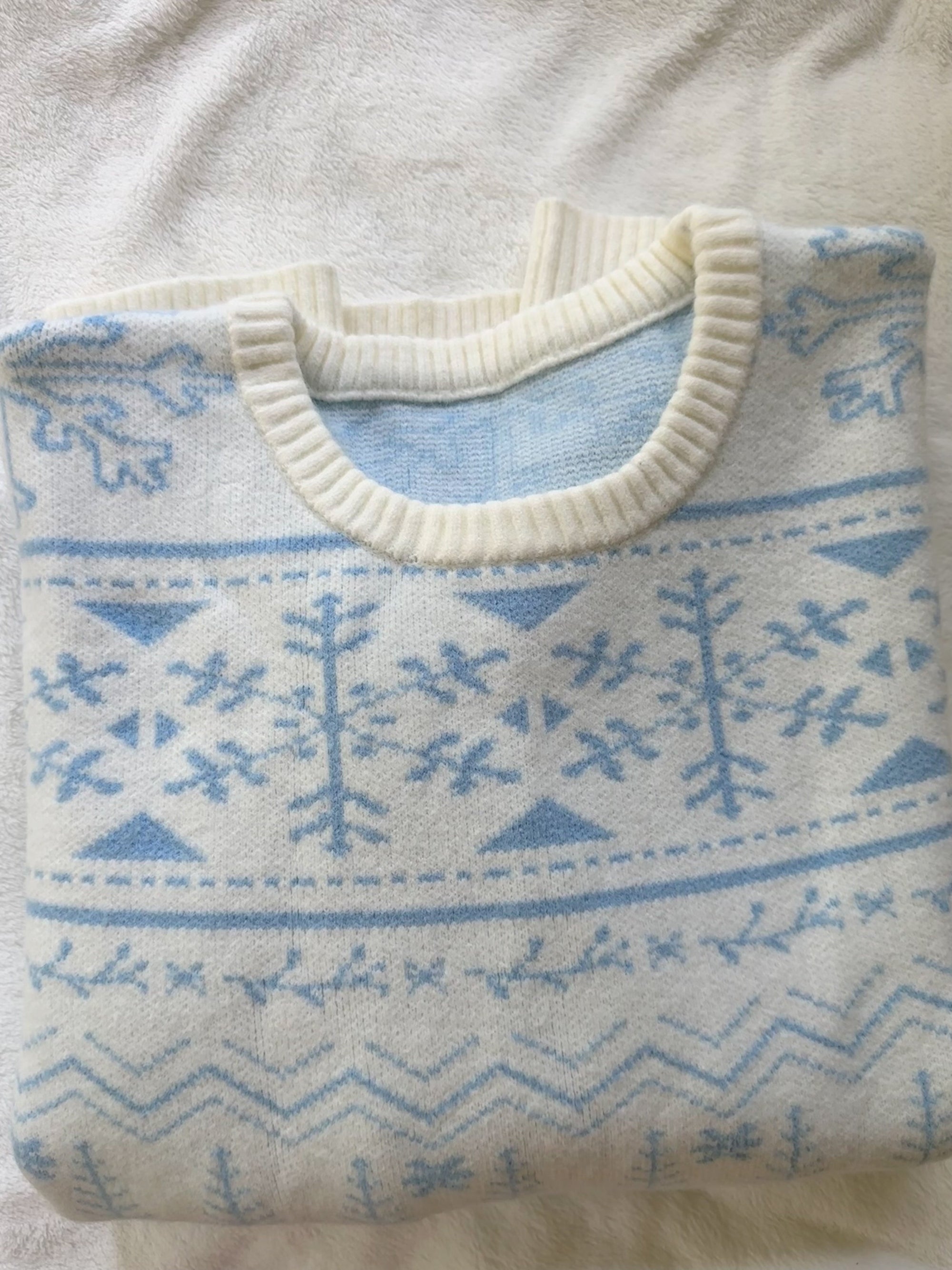 Home For Christmas Snowflake Sweater