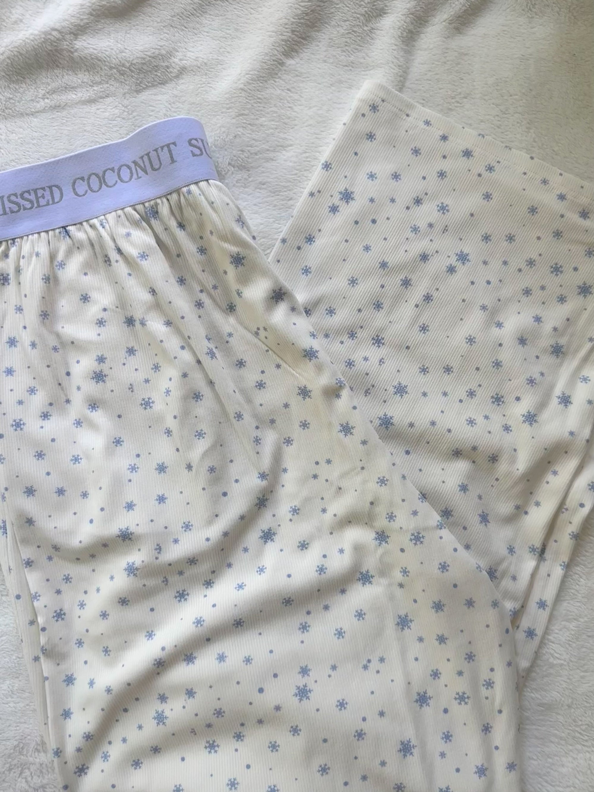 Snowflake Sunkissedcoconut Pajama Pants