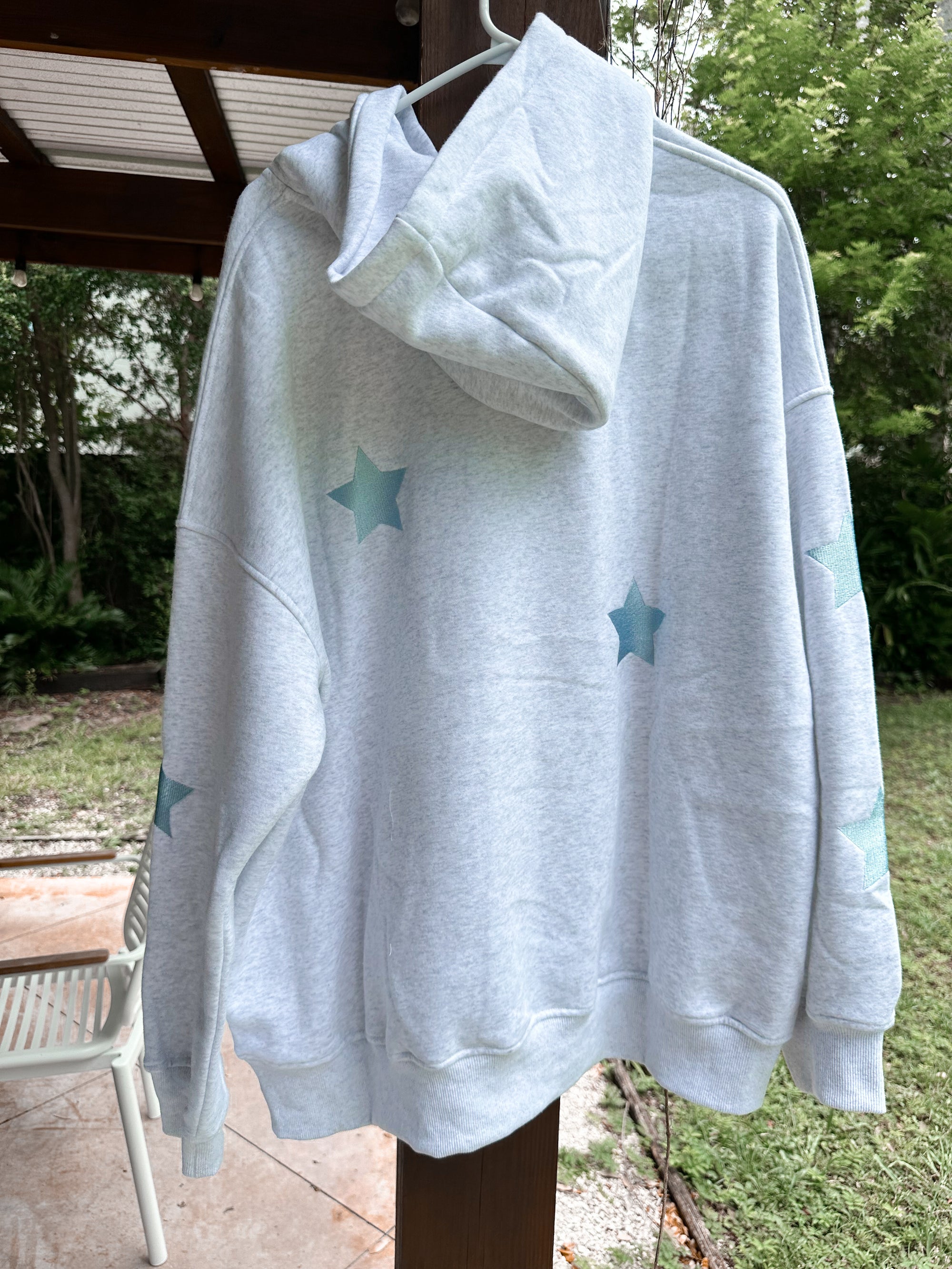 Embroider Star Hoodie