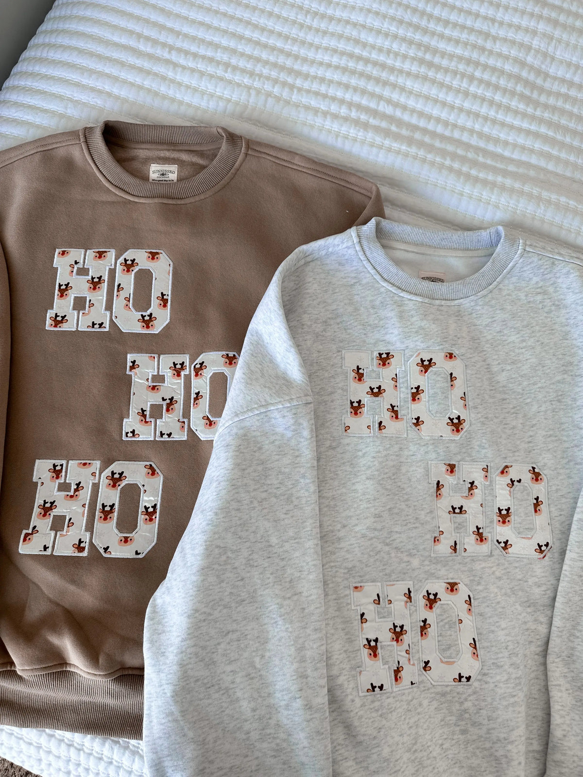 Pearl Grey Reindeer Sweatshirt