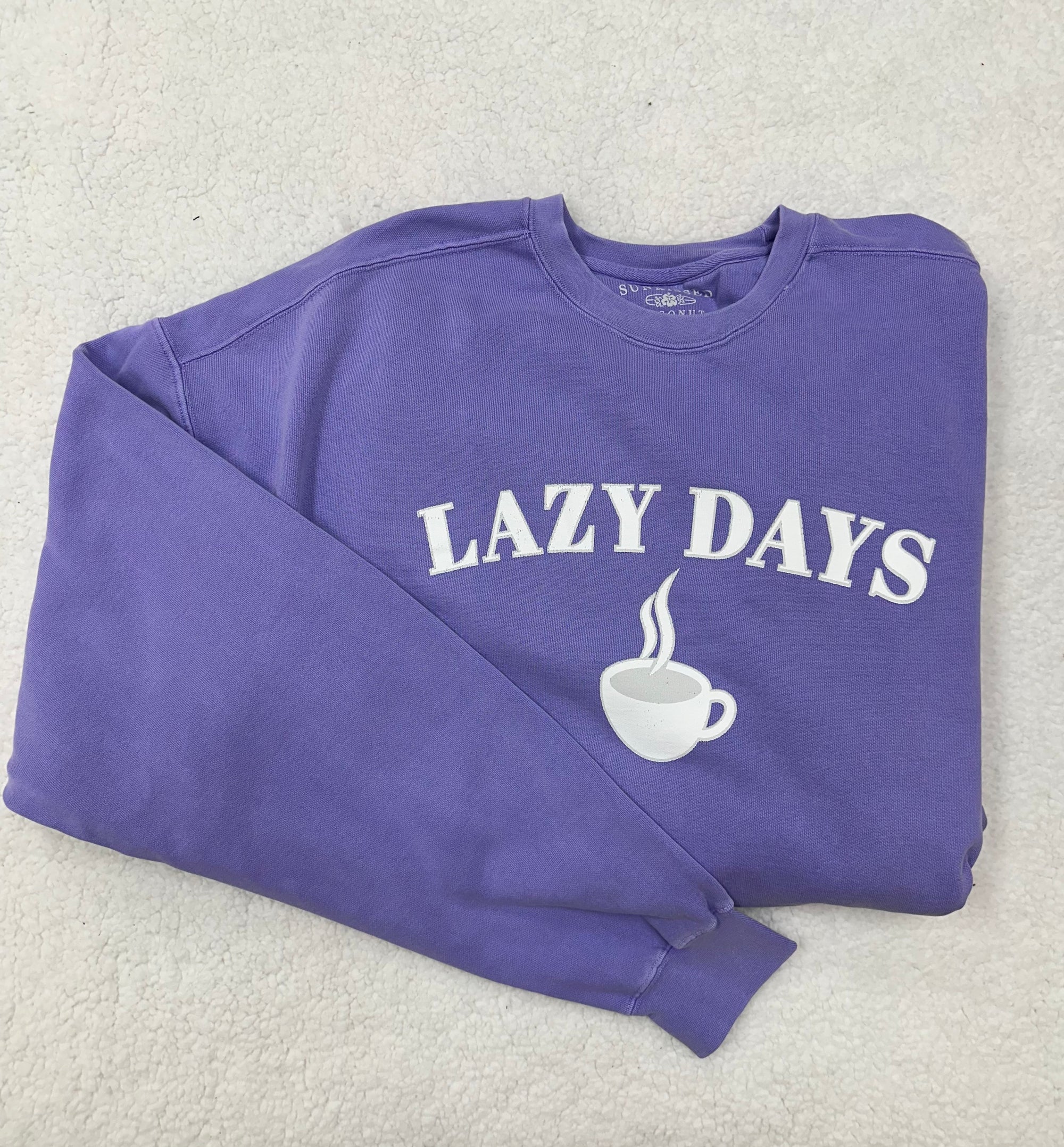 Lazy Days Comfort Colors Sweatshirt