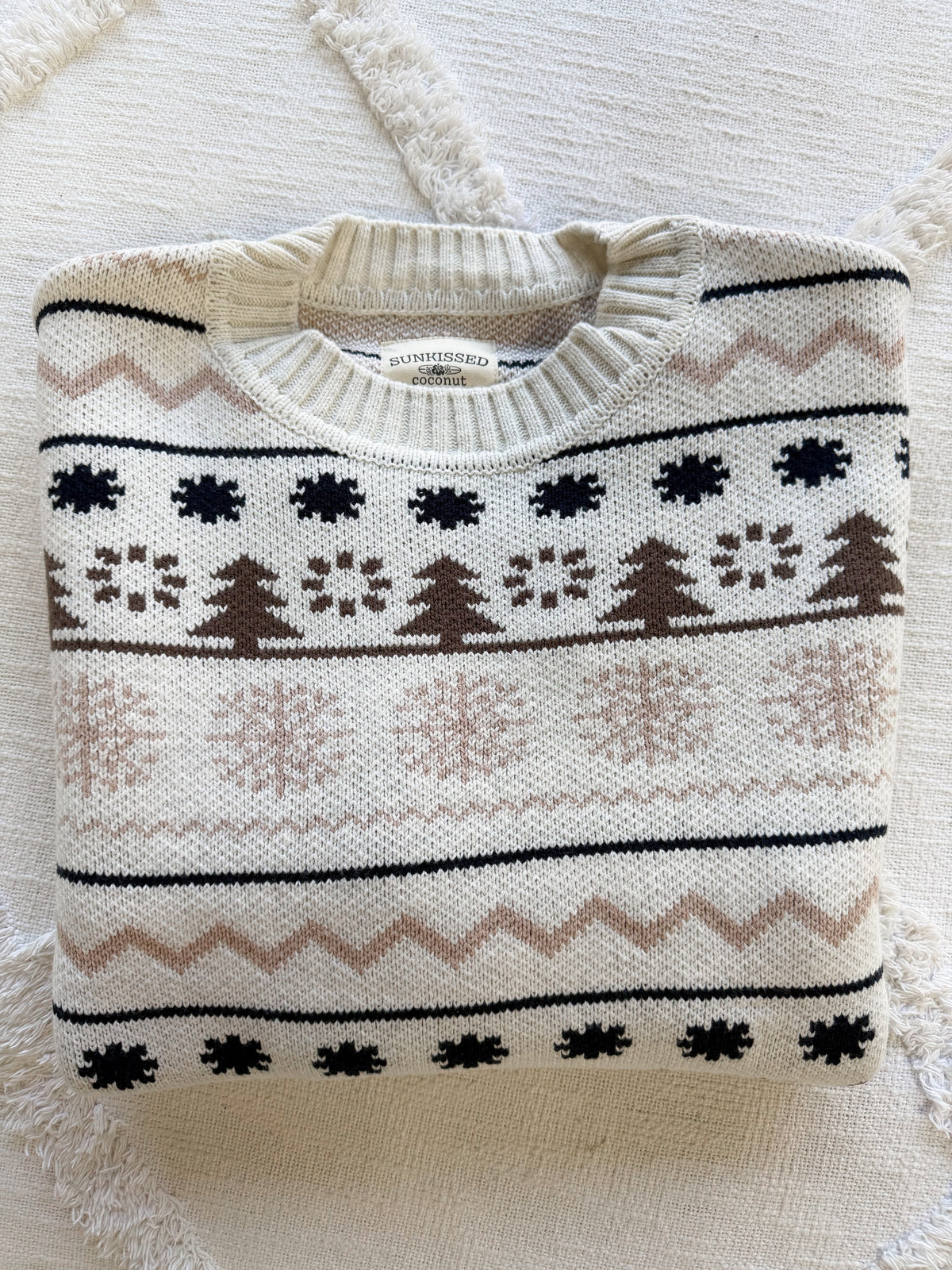 Moose Tracks Winter Sweater