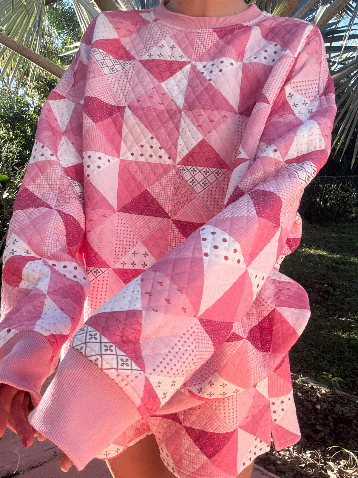 Gemma Quilted Patchwork Sweatshirt