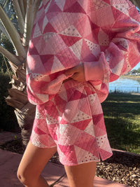 Gemma Patchwork Quilted Shorts