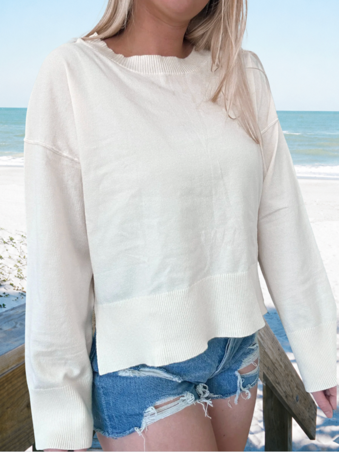Ivory Buttery Soft Sweater