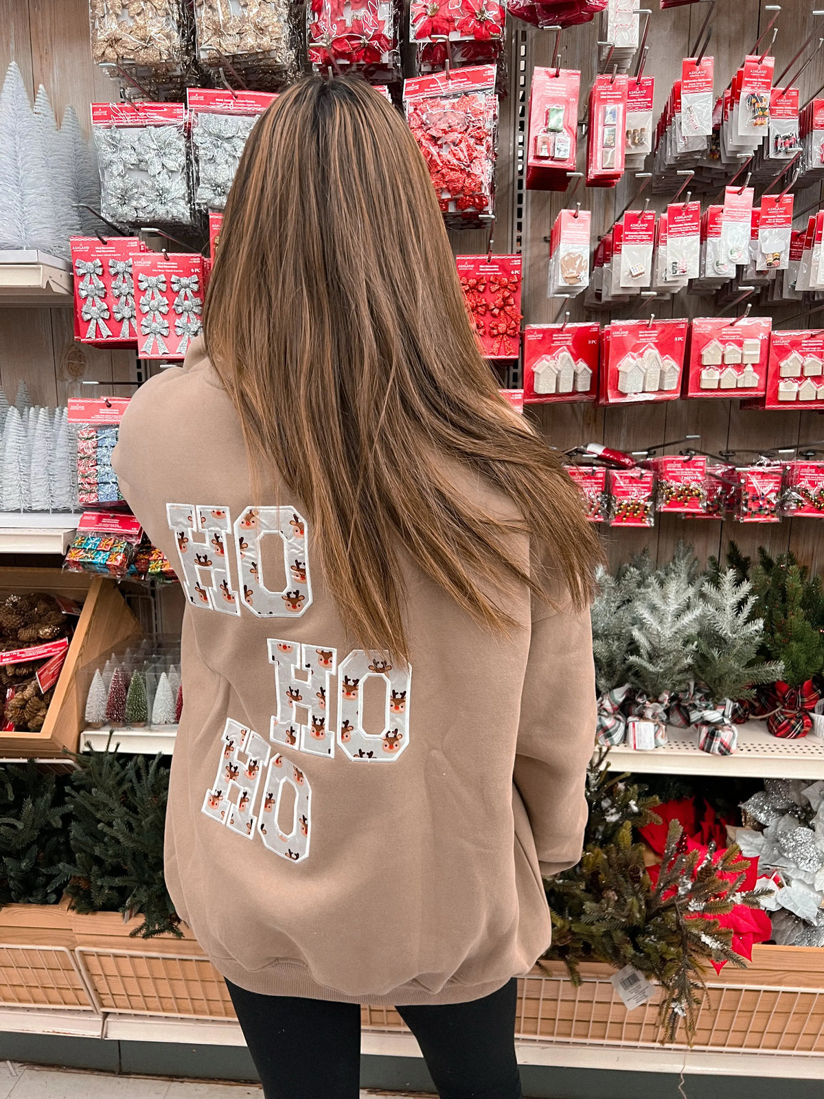 Pearl Grey Reindeer Sweatshirt