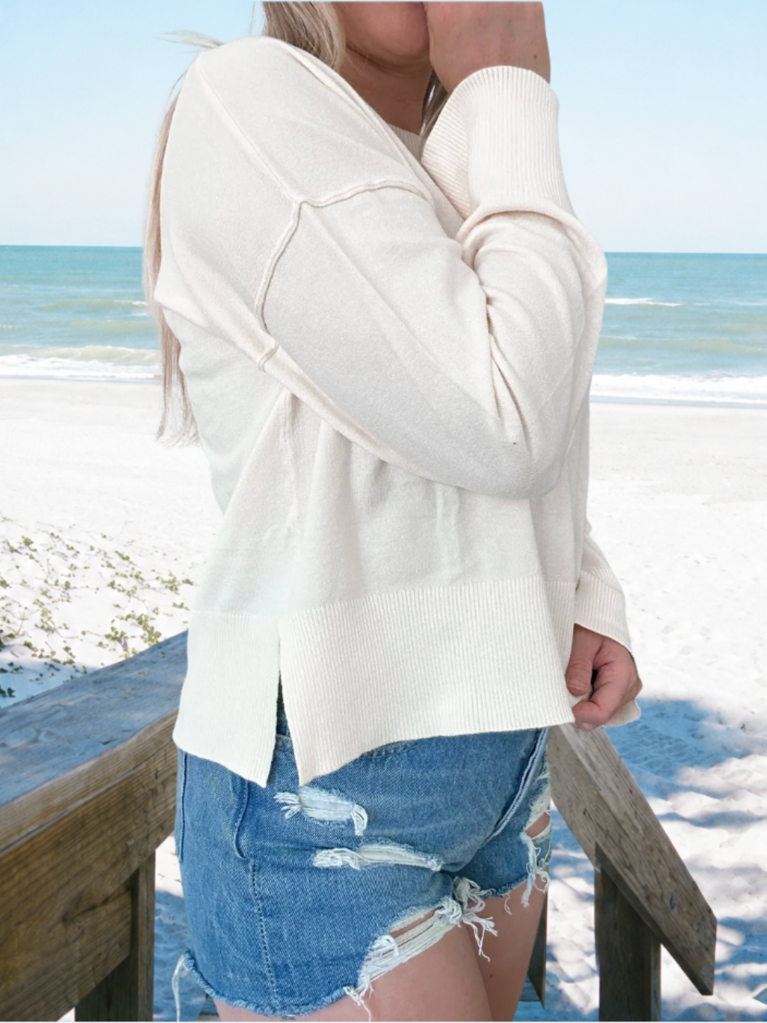 Ivory Buttery Soft Sweater