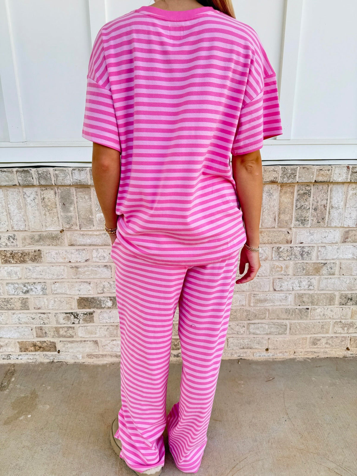 Ella Striped Flare Lounge Pants