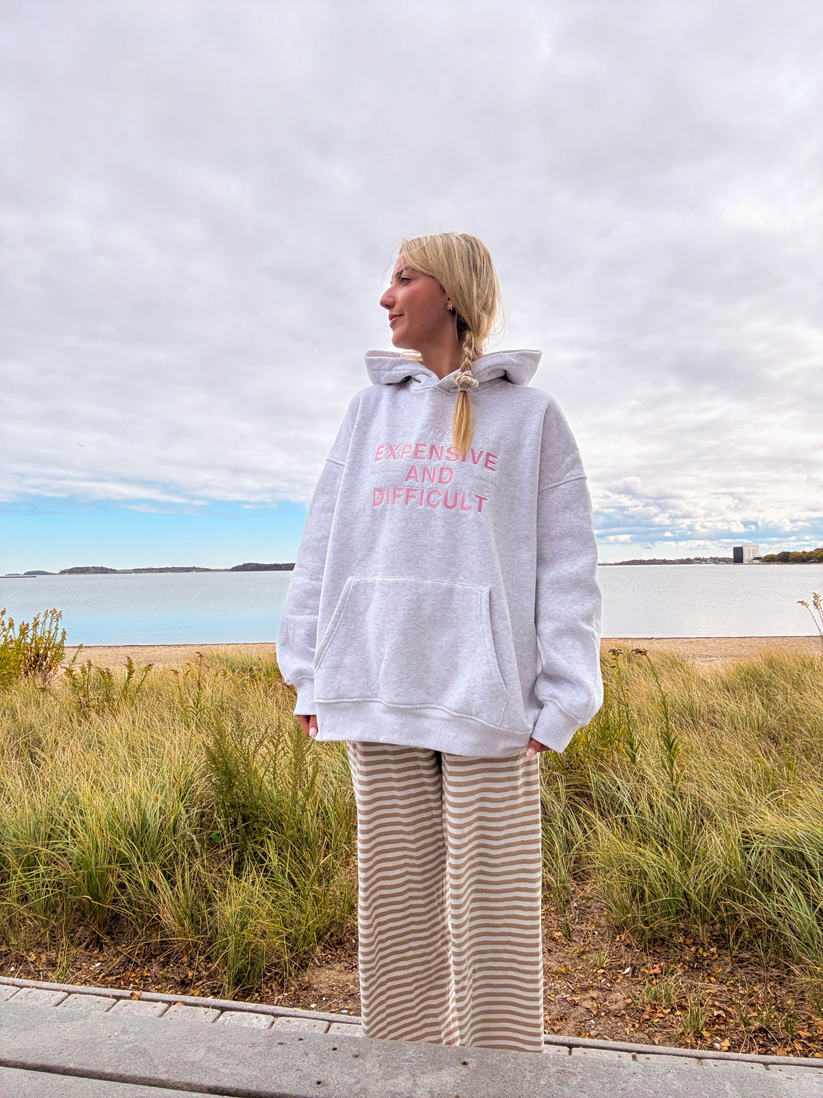 Expensive And Difficult Embroider Hoodie
