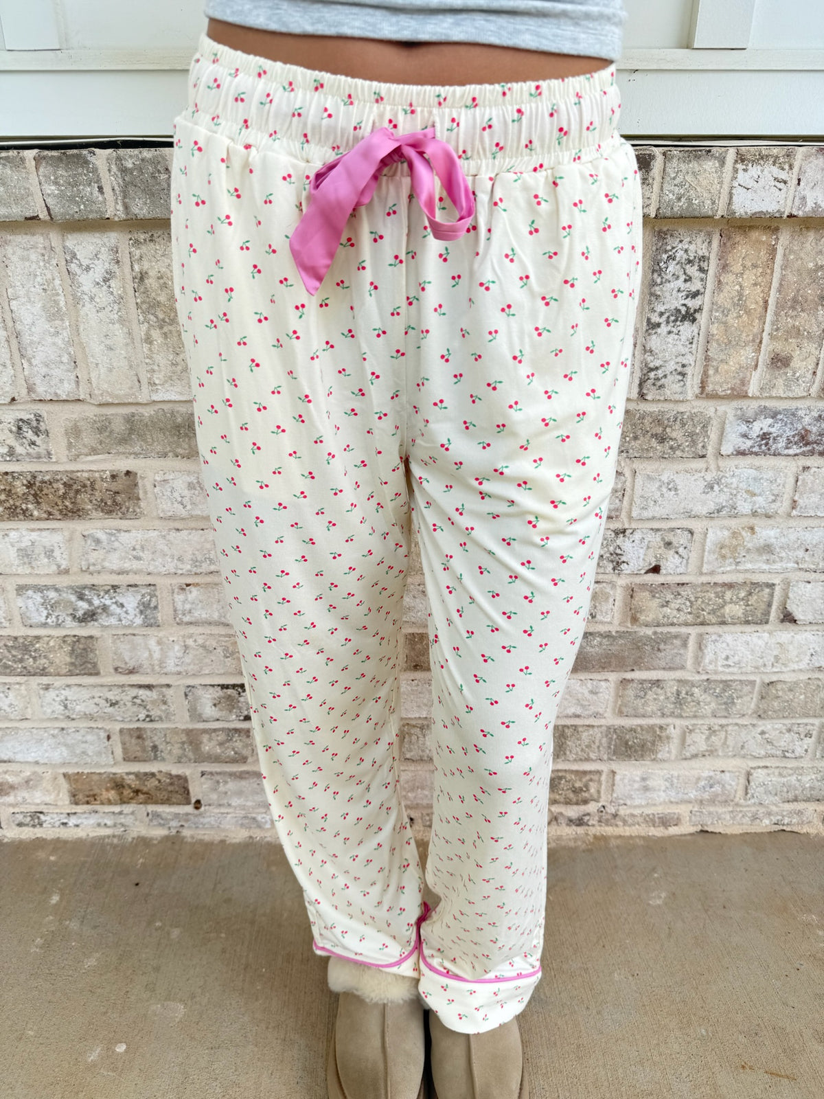 Cherries All Over Pajama Pants