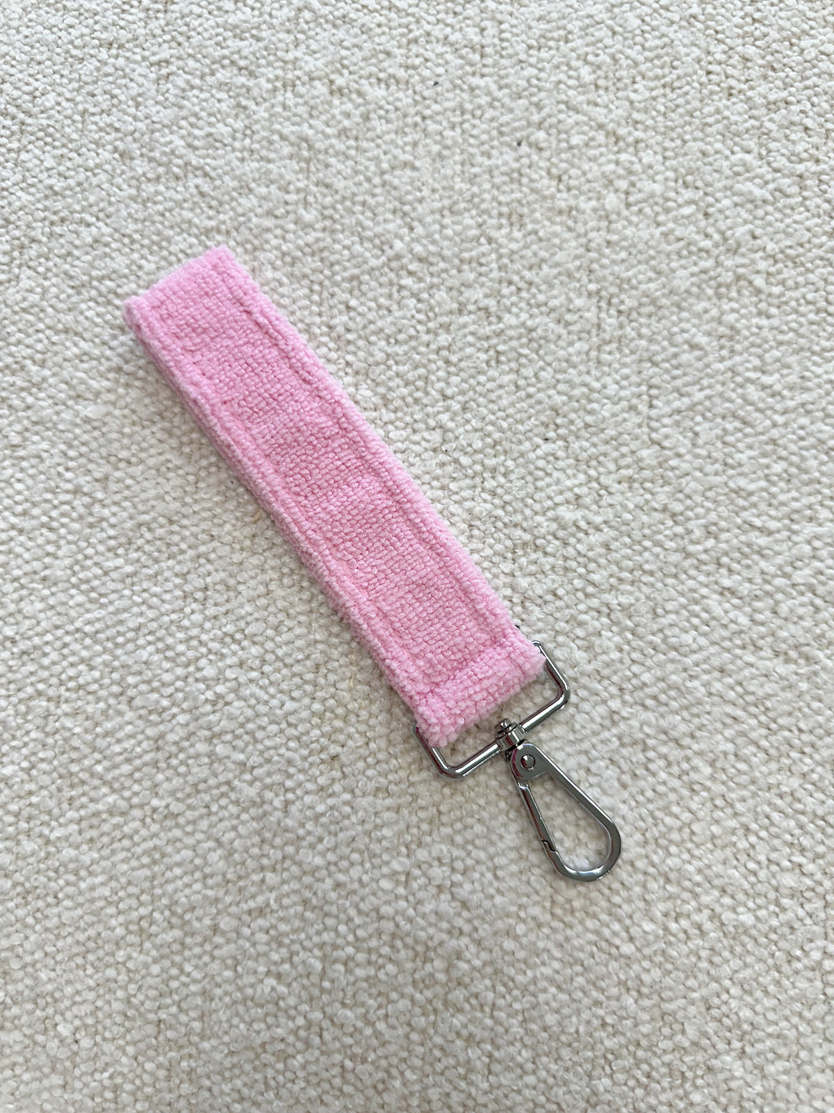 Pink Towel Handmade Key Chain