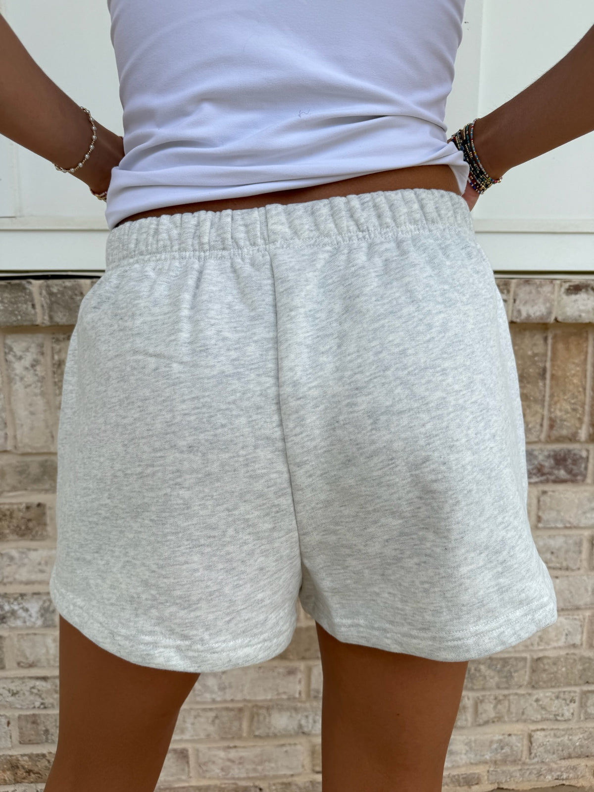 Sunkissedcoconut Embroidered Sweat Shorts 100% Cotton