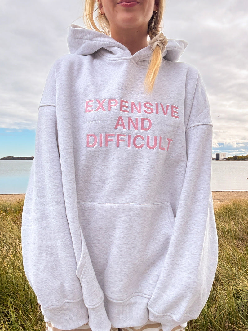Expensive And Difficult Embroider Hoodie