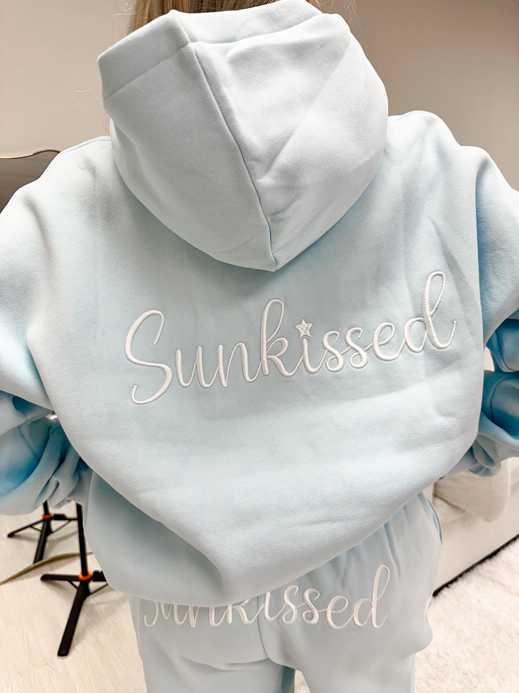 Sunkissed Cursive Embroider Hoodie