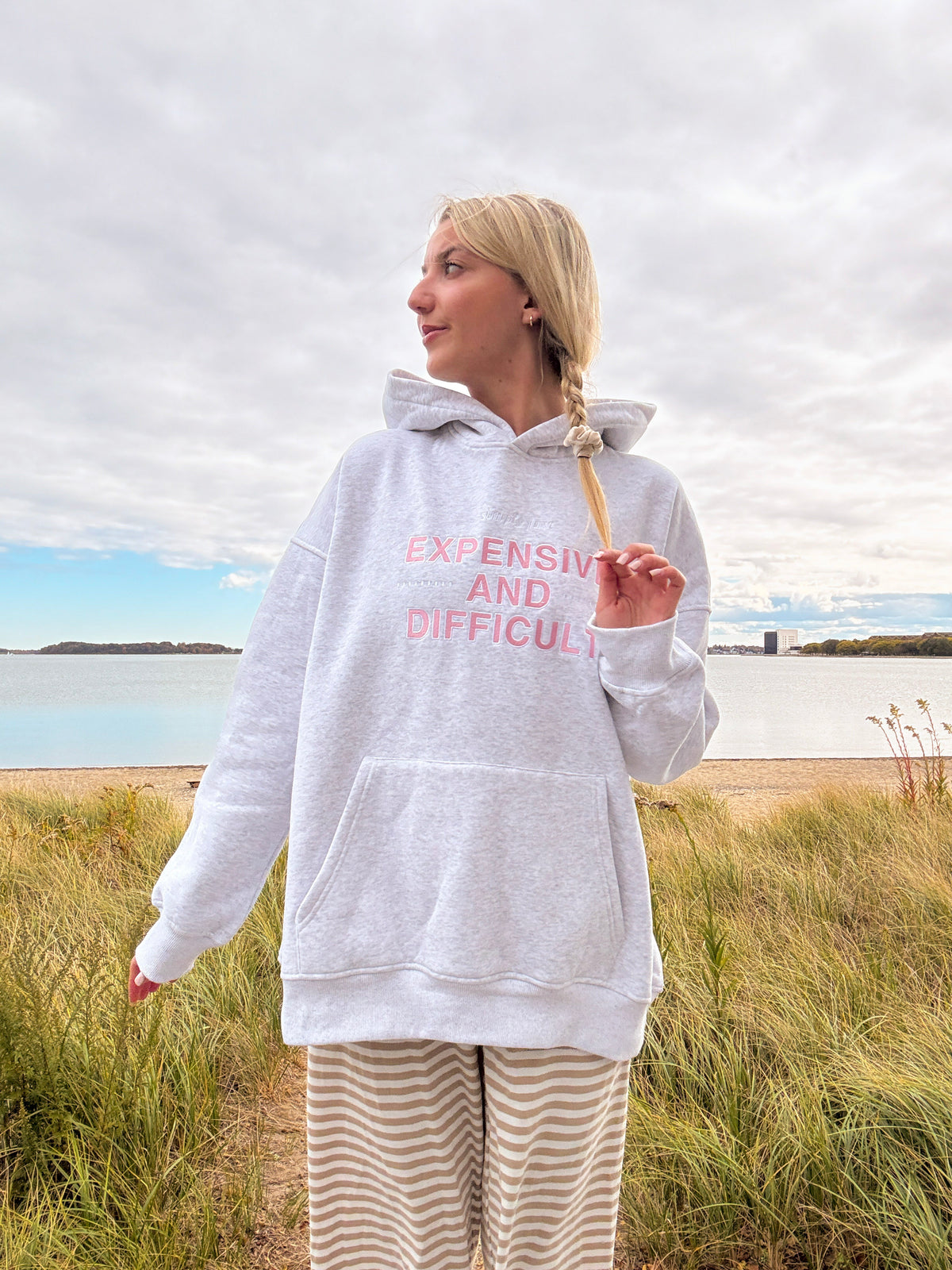 Expensive And Difficult Embroider Hoodie