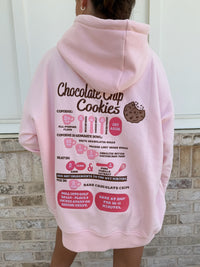 Light Pink Chocolate Chip Cookie Recipe Embroider Hoodie