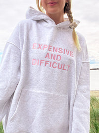 Expensive And Difficult Embroider Hoodie