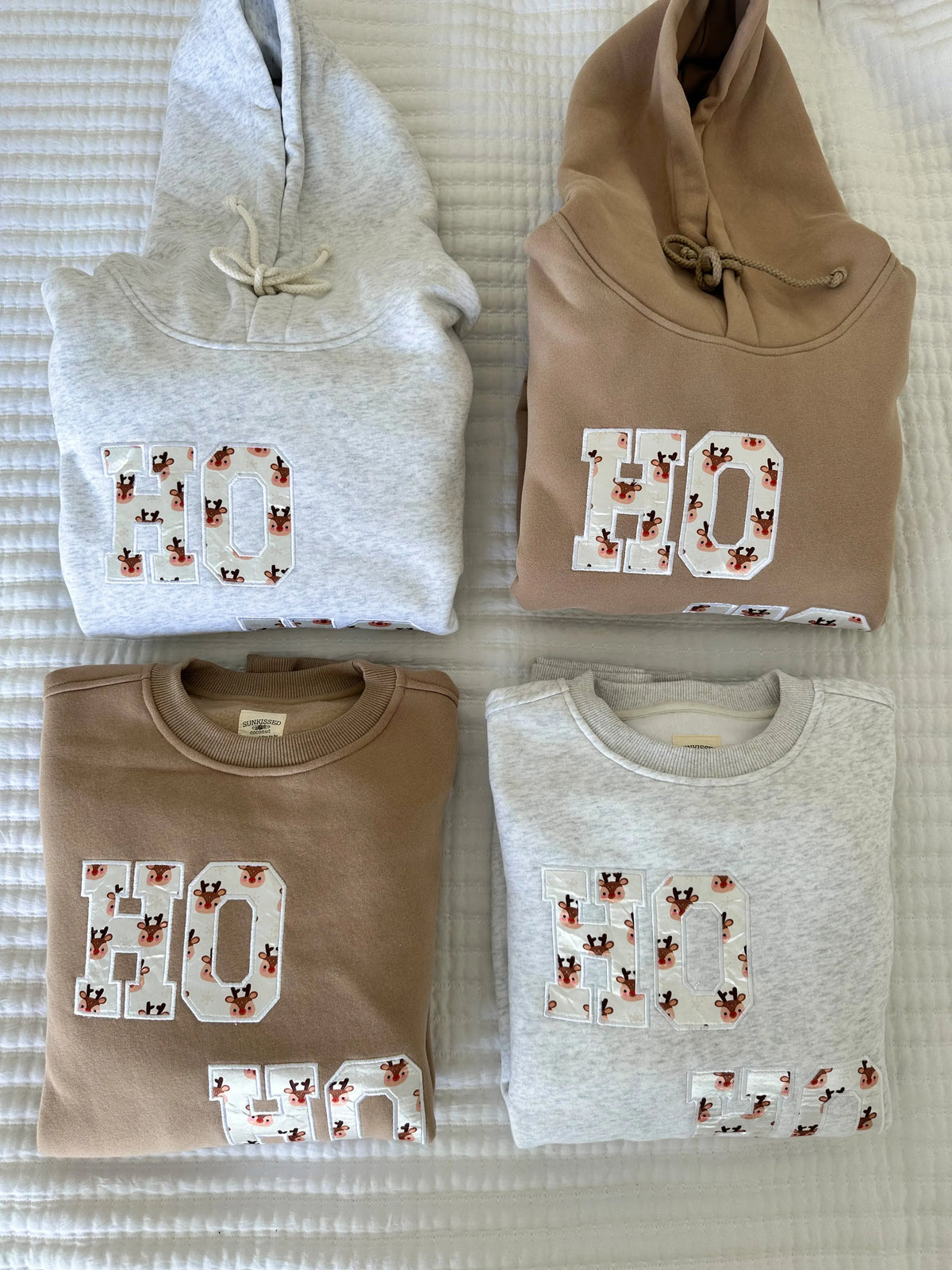 Pearl Grey Reindeer Sweatshirt