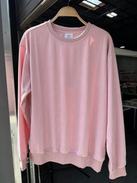 Basic Corduroy Sweatshirts - Sunkissedcoconut