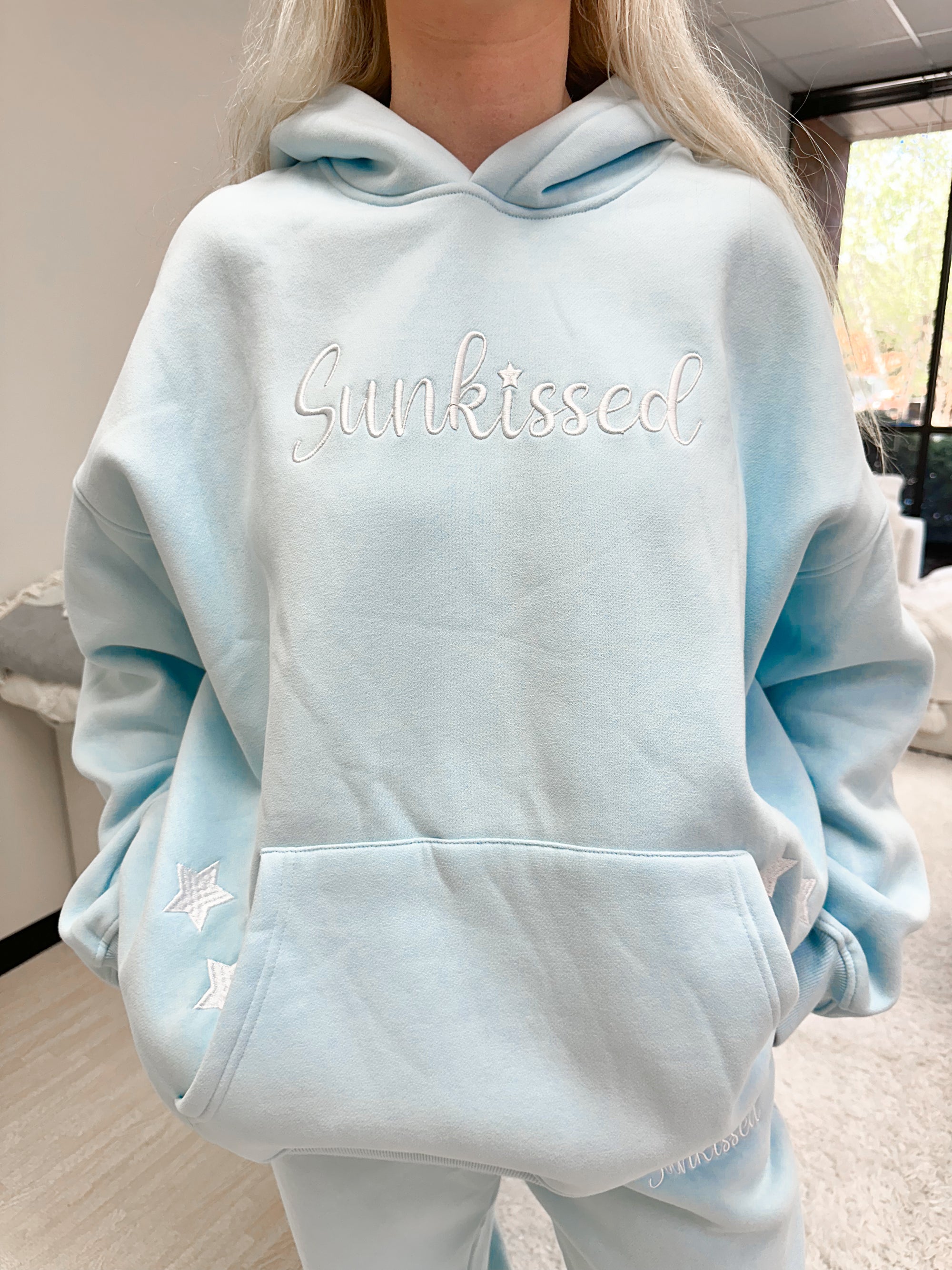 Sunkissed Cursive Embroider Hoodie