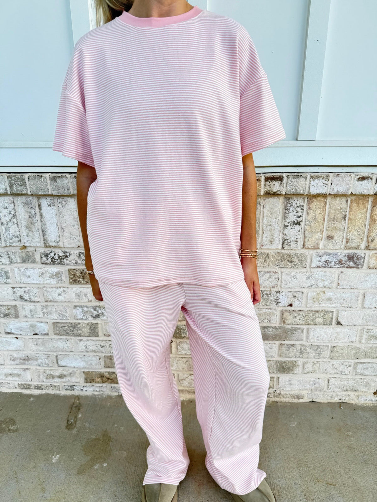 Ella Striped Flare Lounge Pants