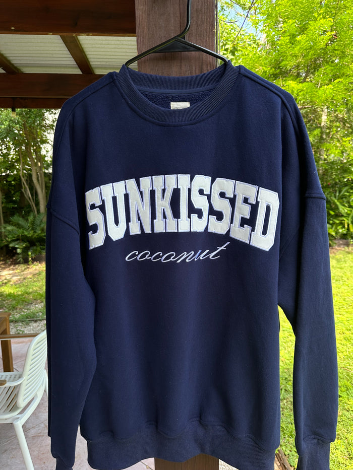 Navy Blue Yacht Club Sunkissed Sweatshirt