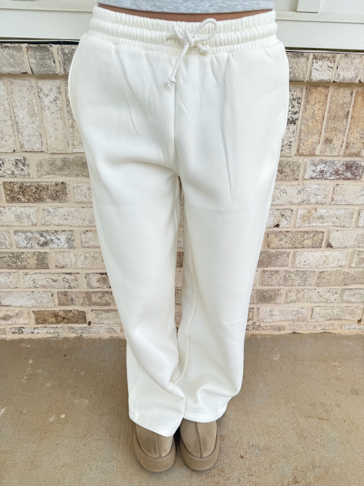 Sunkissedcoconut Plush Signature Flare Sweatpants