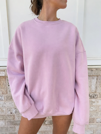 Mauve Mist Basic Blank Sweatshirt