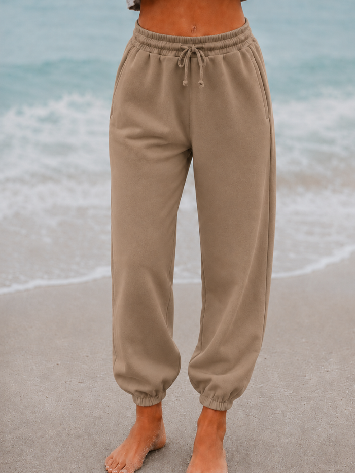 Cappuccino Basic Blank Jogger Sweatpants