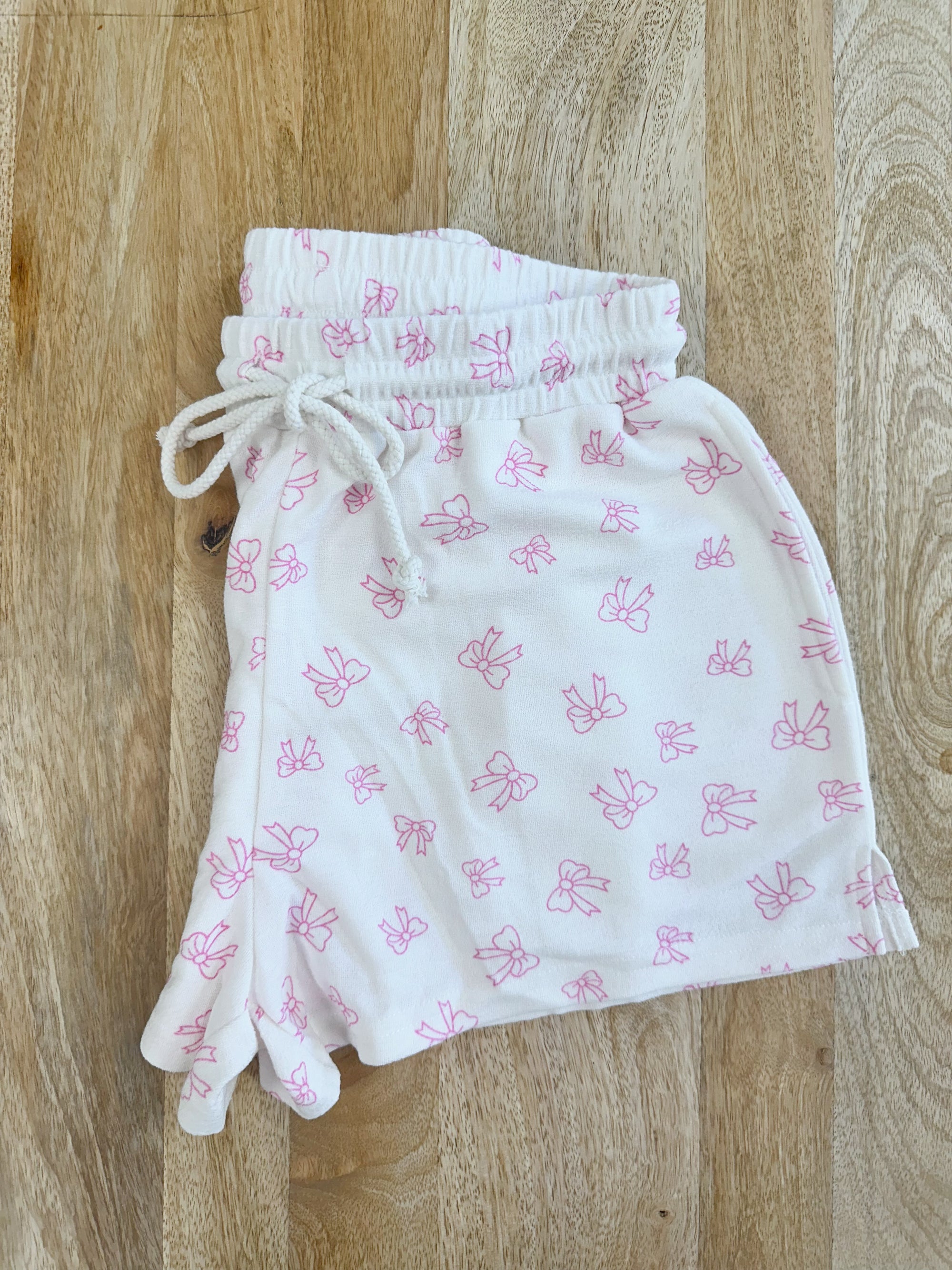 Bow Towel Shorts