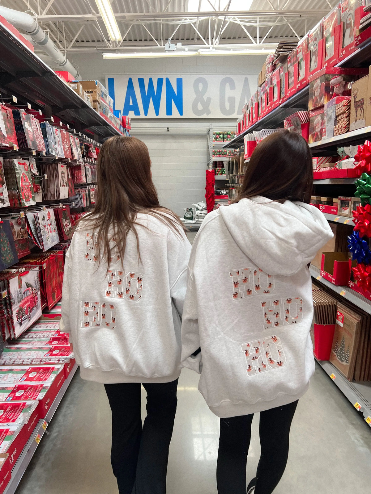 Pearl Grey Reindeer Sweatshirt
