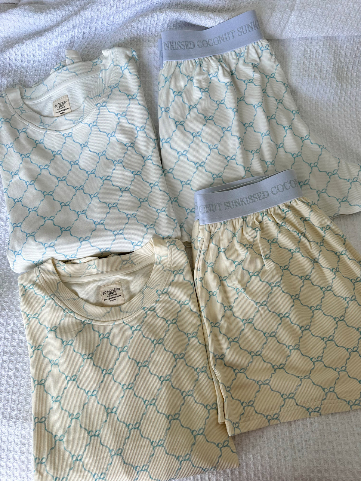 Luxurious Coquette Bow Pajama Bottom (white)