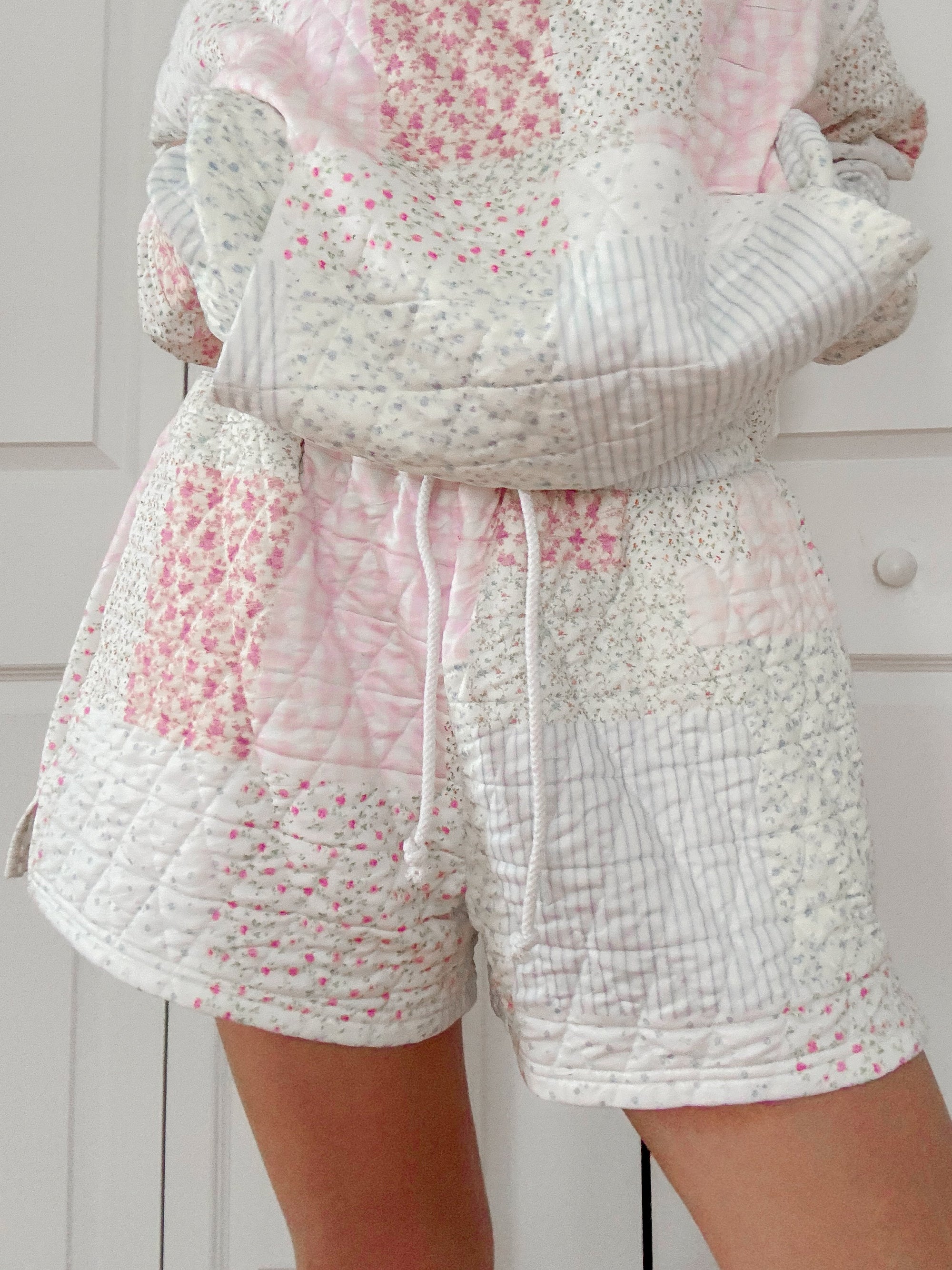 Quilted Pastel Shorts