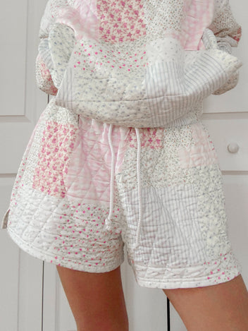 Solar Shade Sequin Shorts Toasted Coconut